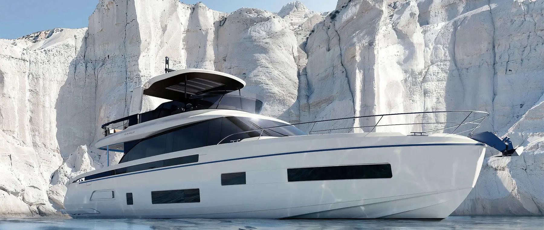 Official Azimut Fly 70 image supplied by Azimut Yachts.