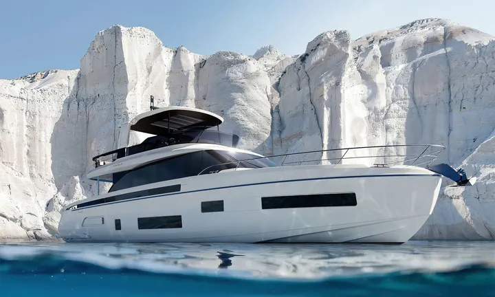 Official Azimut Fly 70 image supplied by Azimut Yachts.