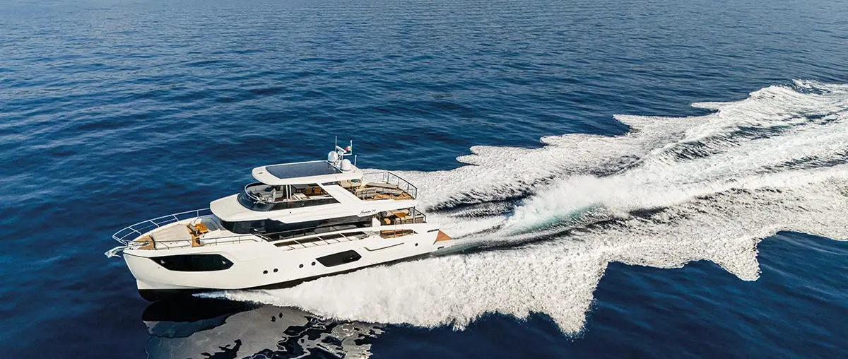Official Absolute Navetta 70 image supplied by Absolute Yachts.