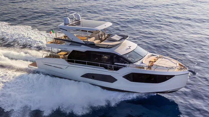 Official Absolute 60 FLY image supplied by Absolute Yachts.