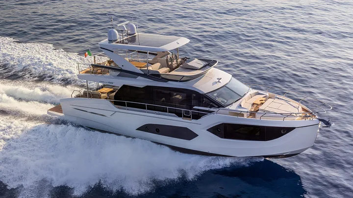 Official Absolute 60 FLY image supplied by Absolute Yachts.