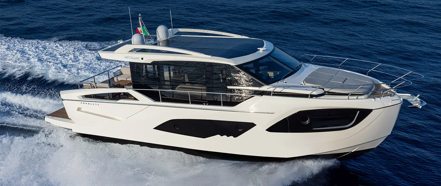 Official Absolute 48 Coupé image supplied by Absolute Yachts.