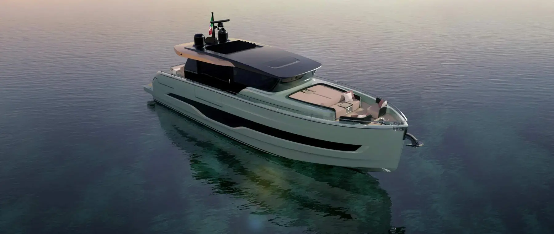 Official Cranchi A64 image supplied by Cranchi Yachts.