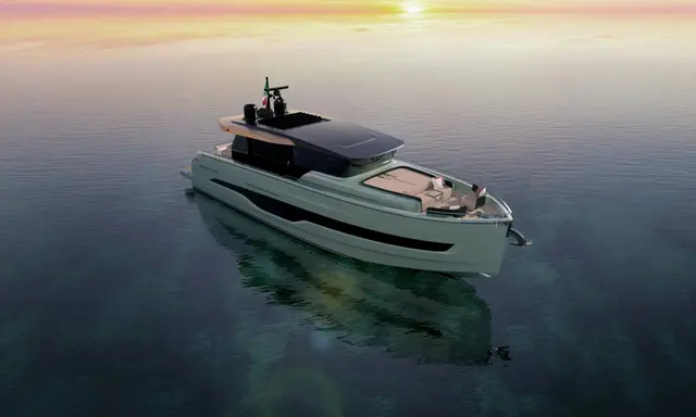 Cranchi Reveals A64 with Folding Terraces and Three Cabins