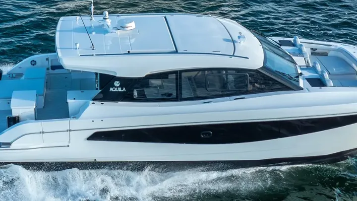 Official Aquila 42 Coupe image supplied by Aquila Catamarans.