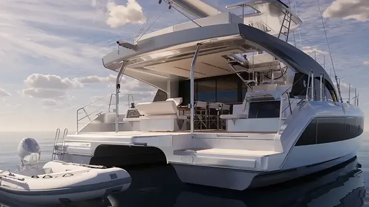 Official Aquila 45 Sail image supplied by Aquila Catamarans.