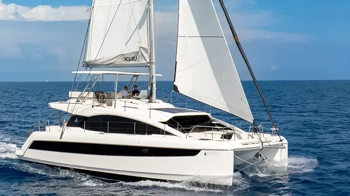 Official Aquila 50 Sail image supplied by Aquila Catamarans.