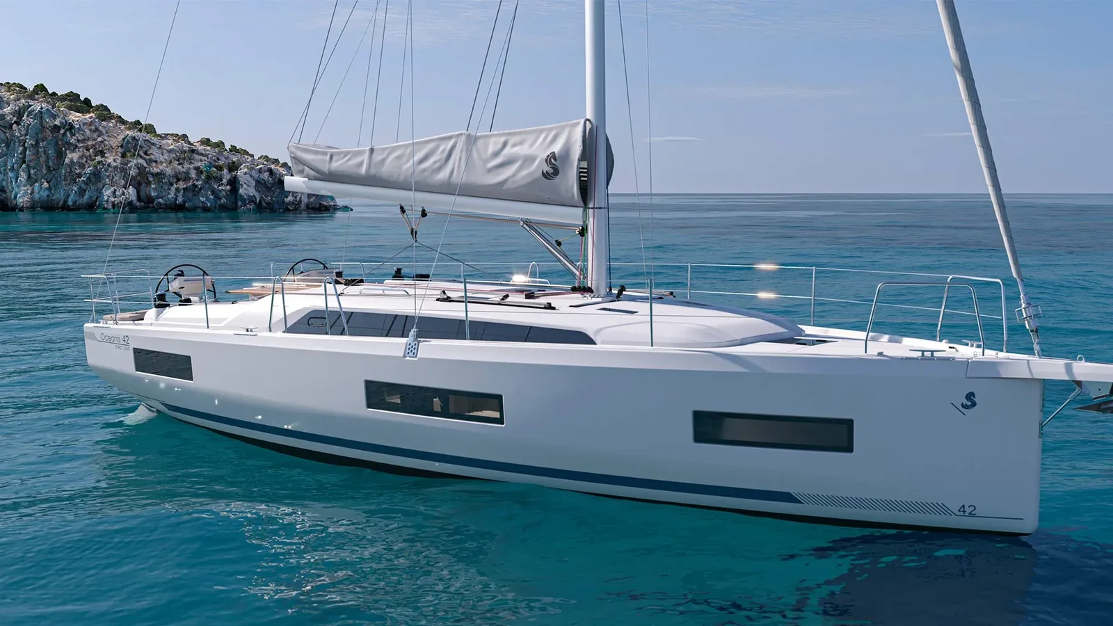 Official Beneteau Oceanis 42 image supplied by Beneteau.