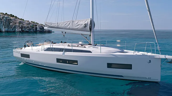Official Beneteau Oceanis 42 image supplied by Beneteau.