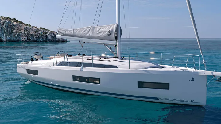 Official Beneteau Oceanis 42 image supplied by Beneteau.