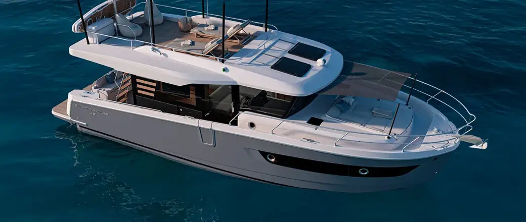 Official Beneteau Swift Trawler 43 Fly image supplied by Beneteau.