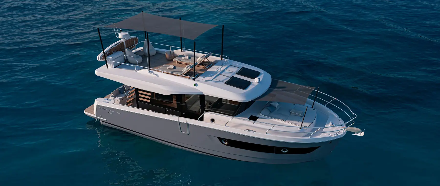 Official Beneteau Swift Trawler 43 Sedan image supplied by Beneteau.