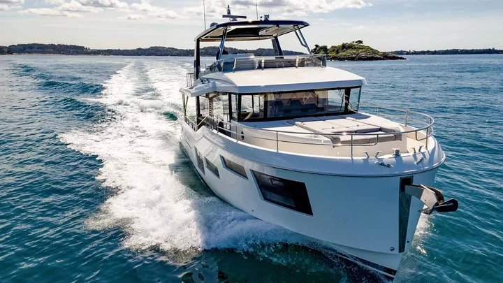 Official Beneteau Grand Trawler 63 image supplied by Beneteau.