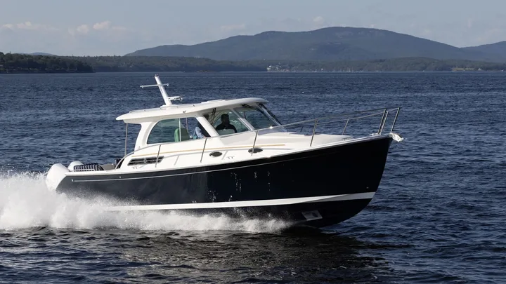 Official Back Cove 34O image supplied by Back Cove Yachts.