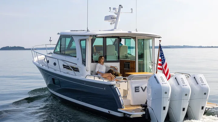 Official Back Cove 39O image supplied by Back Cove Yachts.