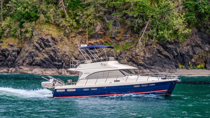 Official Aspen C120 image supplied by Aspen Power Catamarans.