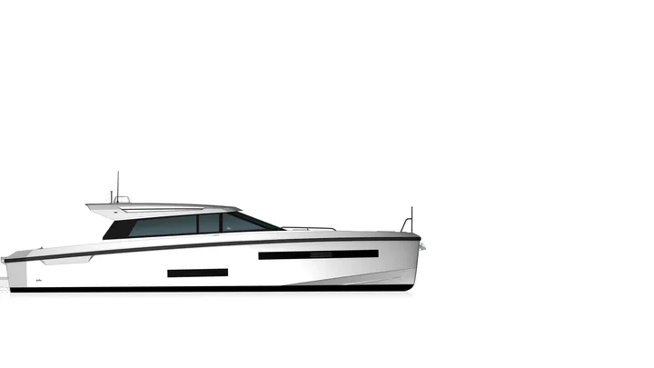 Official Delta 48 Adventure image supplied by Delta Powerboats.
