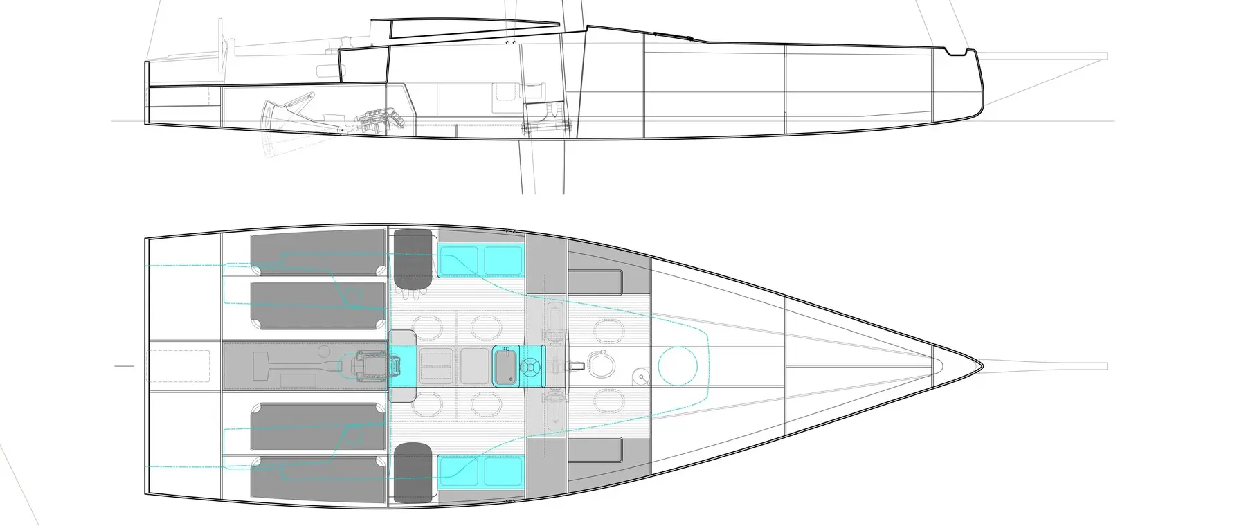 Official 40OF/MW40OF project study image from Sailing Architect.