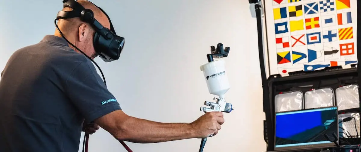 AkzoNobel yacht coatings VR training — company supplied image