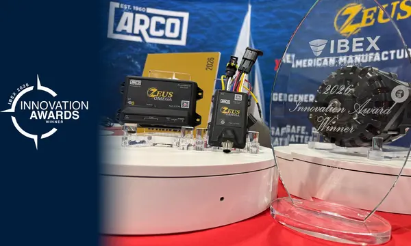 ARCO Zeus Omega Wins IBEX 2026 Award for Distributed Alternator Control