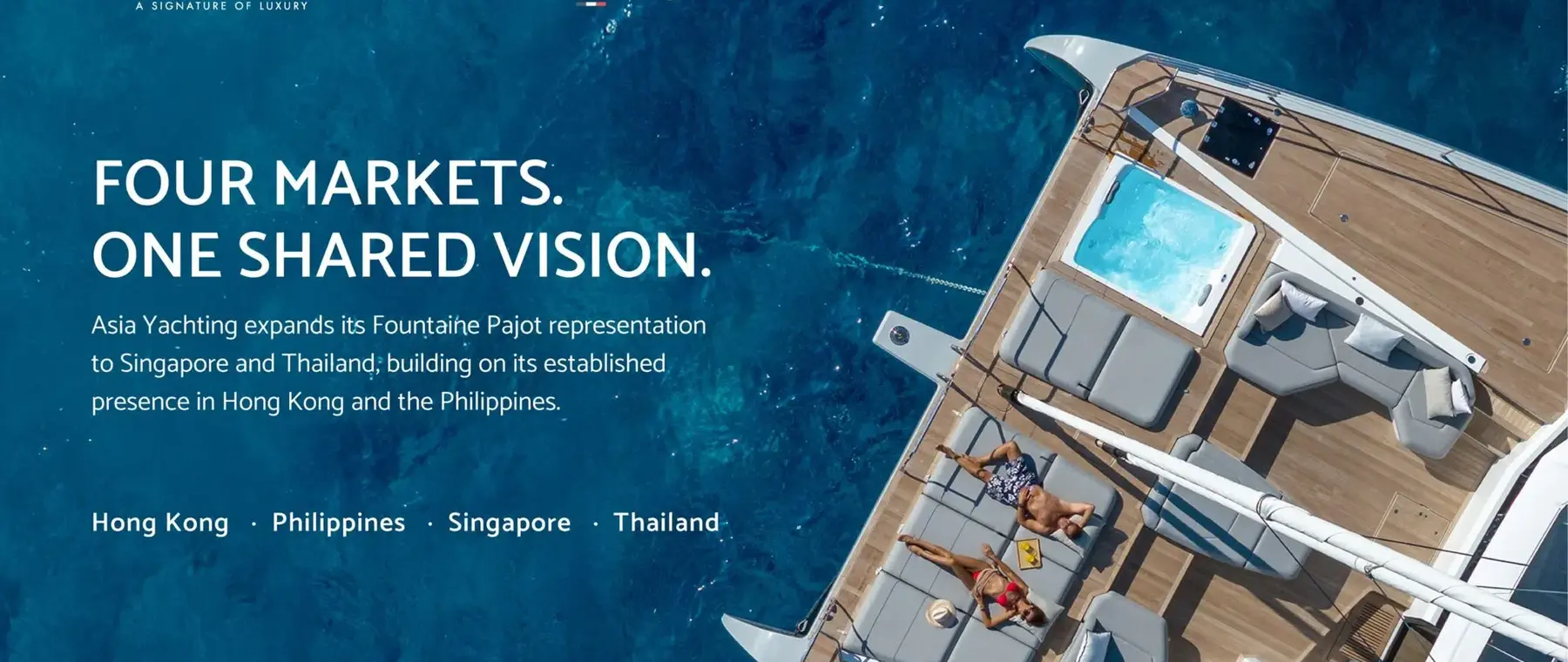 Asia Yachting and Fountaine Pajot dealership expansion — official image