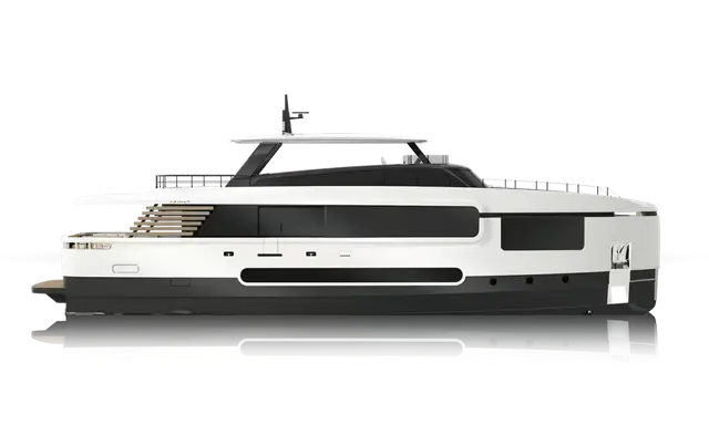 21.7m Azimut Seadeck 7 Wins Miami Innovation Award for Hybrid Design