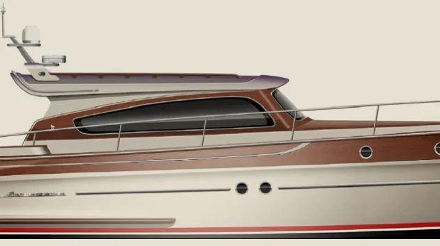 Official Breedendam MTB Fourzero Wheelhouse model image from Breedendam Yachts.