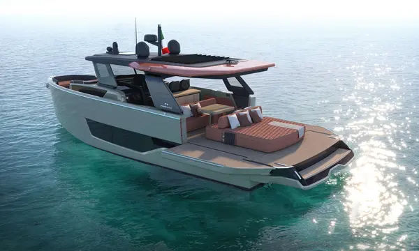 Cranchi Reveals A47 Project With Full-Width T-Top and Folding Terraces
