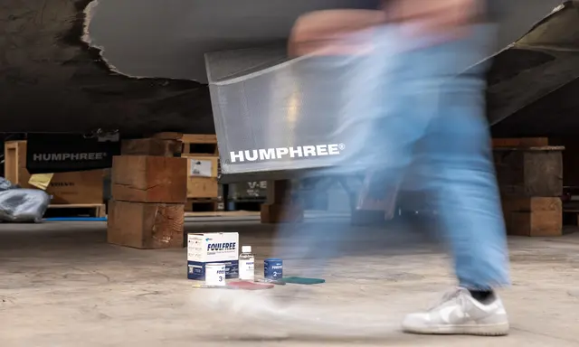 Humphree Endorses Foulfree Coating for Fins and Interceptors