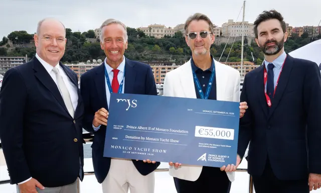 Monaco Yacht Show Renews €55,000 Environmental Foundation Donation