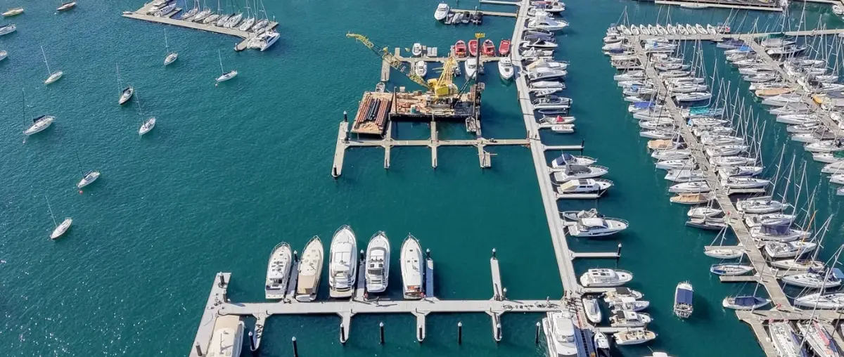 d’Albora Rushcutters Bay Marina refurbishment — works in progress
