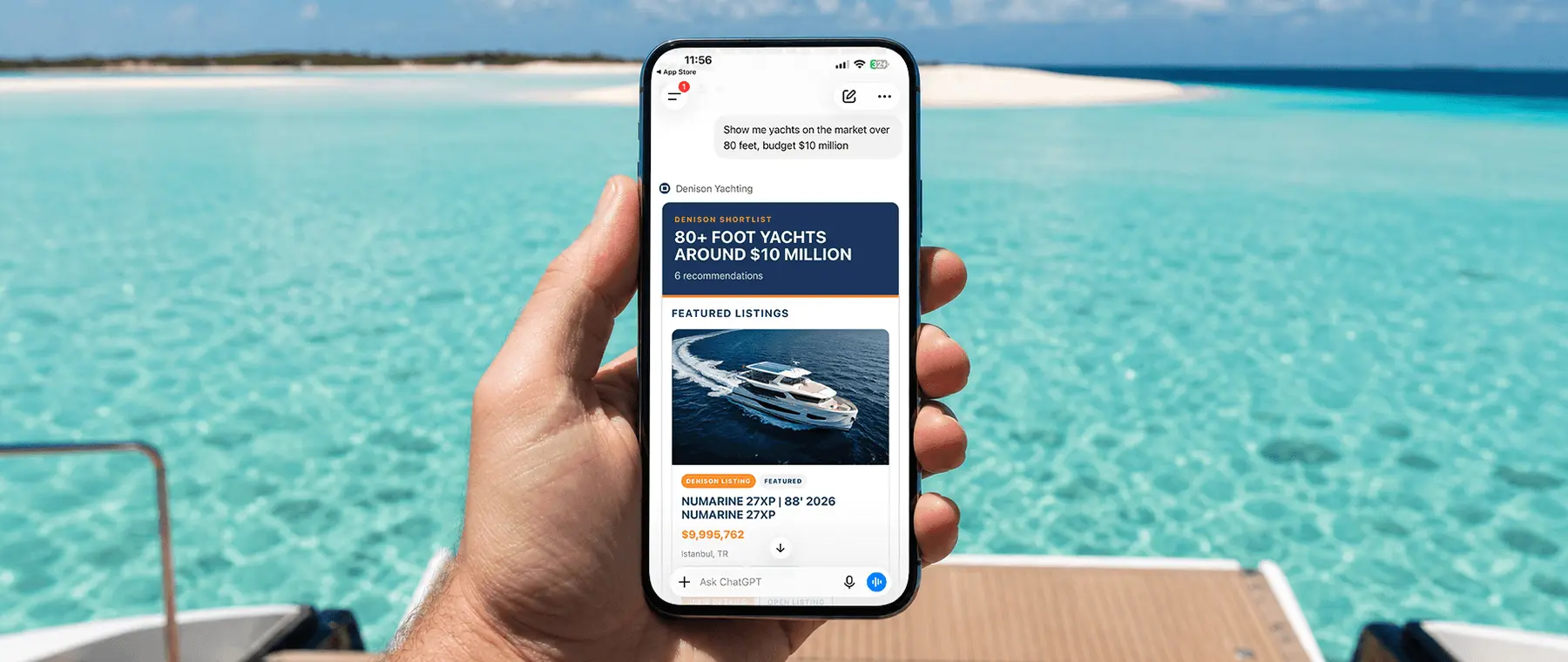 Official image: Denison Yachting.