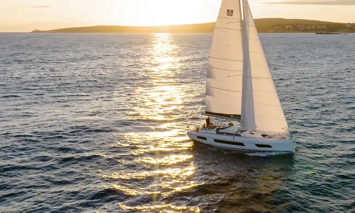 Official Dufour 44 model image from Dufour Yachts.