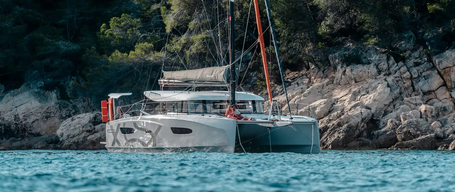 Official Excess 13 model image from Excess Catamarans.