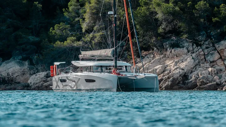Official Excess 13 model image from Excess Catamarans.