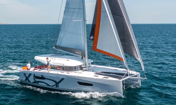 Official Excess 14 model image from Excess Catamarans.