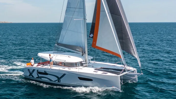 Official Excess 14 model image from Excess Catamarans.