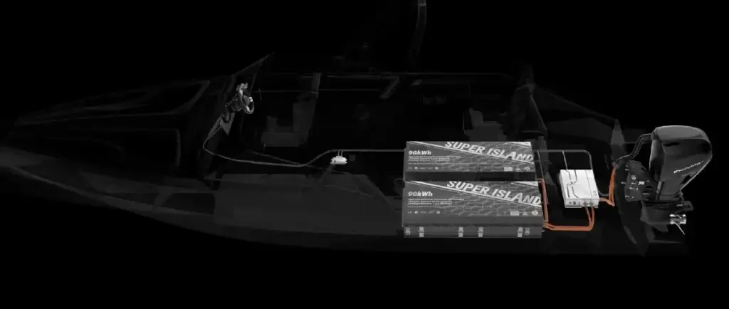 ExploMar WAVE 300 electric outboard system — official image