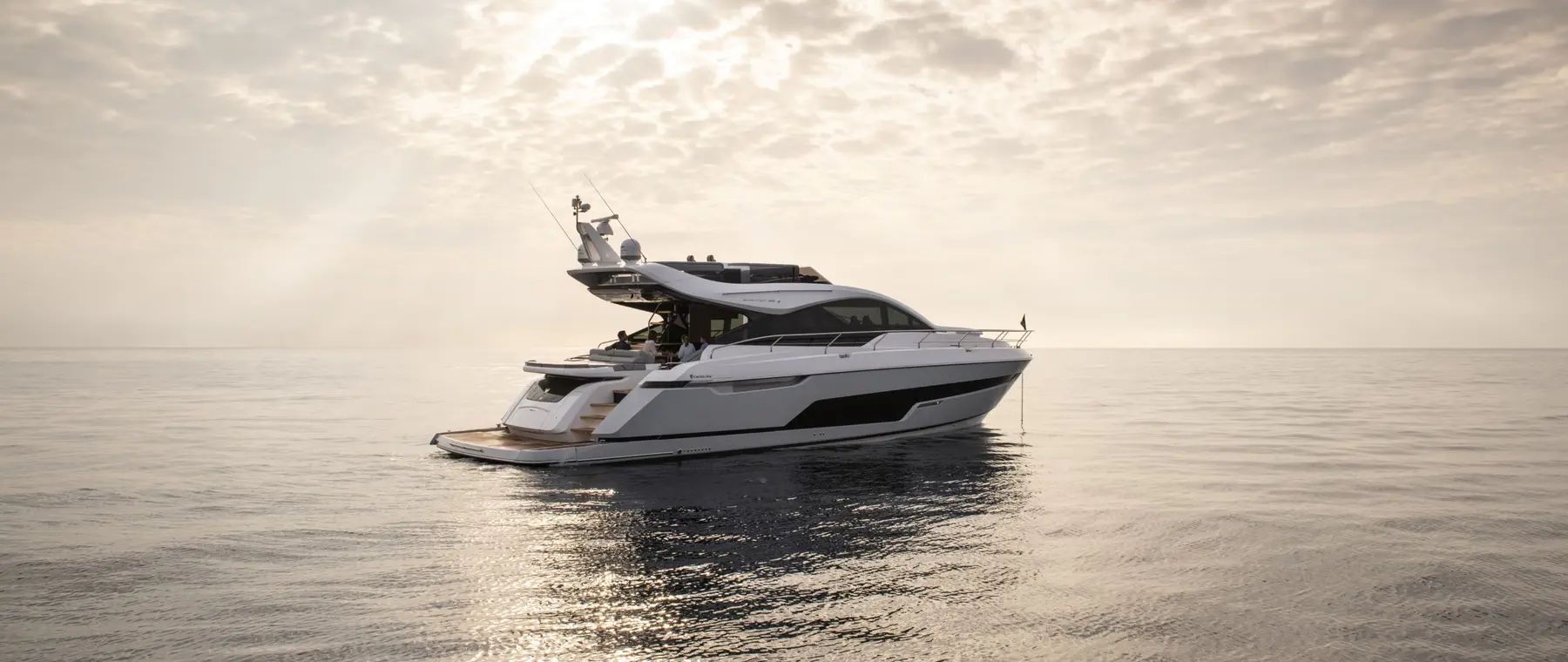 Official Fairline Phantom 65 model image from Fairline.