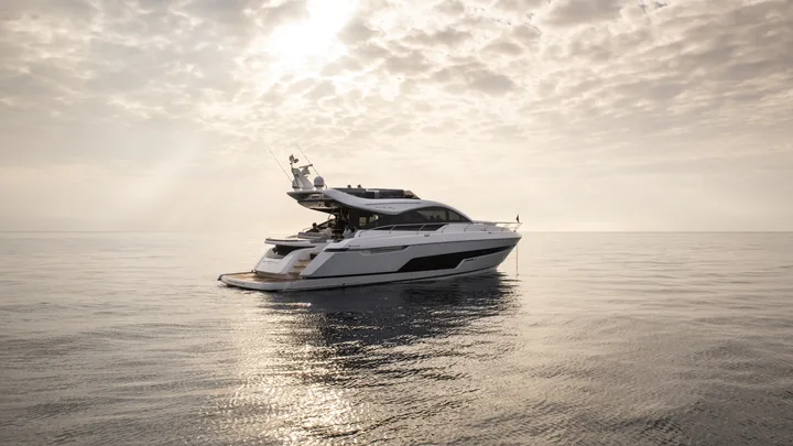 Official Fairline Phantom 65 model image from Fairline.