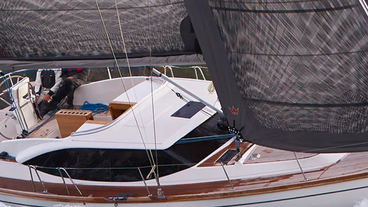Official Faurby 420 DS model image from Faurby Yachts.