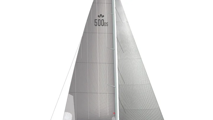 Official Faurby 500 DS model image from Faurby Yachts.