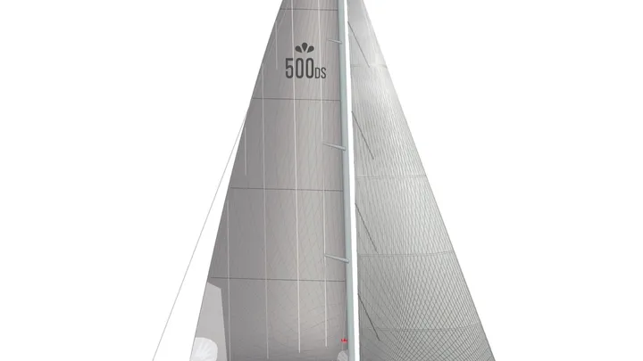 Official Faurby 500 DS model image from Faurby Yachts.