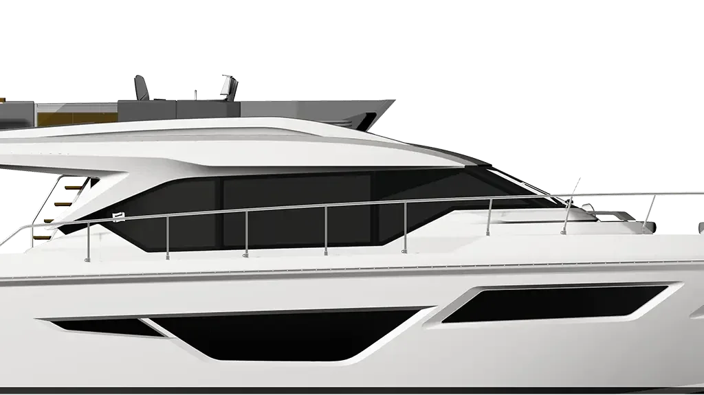 Official Ferretti Yachts 580 model image from Ferretti Yachts.