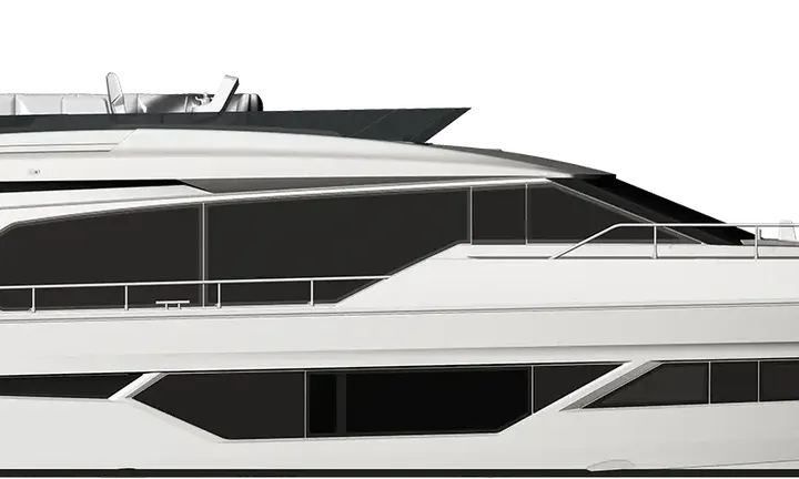 Official Ferretti Yachts 720 model image from Ferretti Yachts.