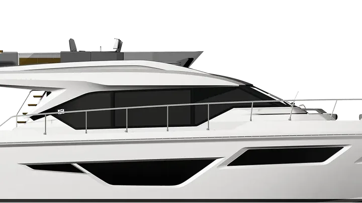 Official Ferretti Yachts 580 model image from Ferretti Yachts.