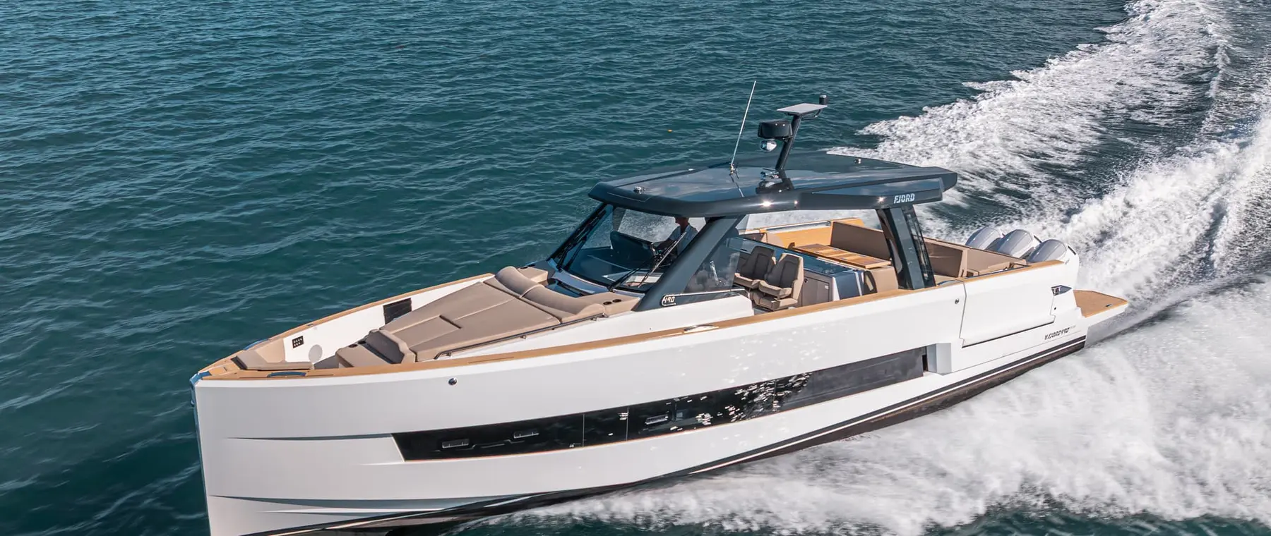 Official FJORD 490 Sport model image from FJORD Yachts.