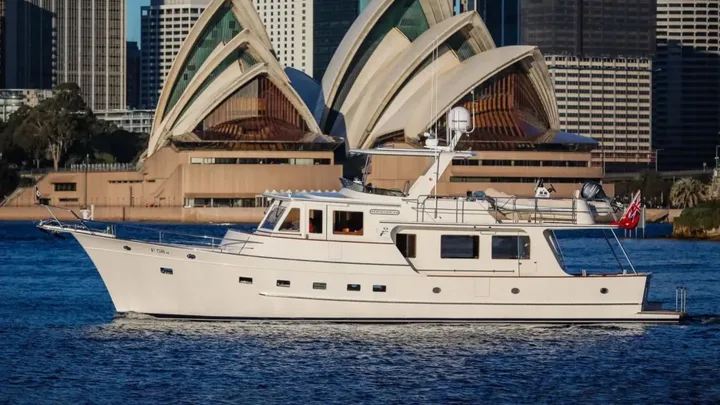 Official Fleming 58/60 model image from Fleming Yachts.