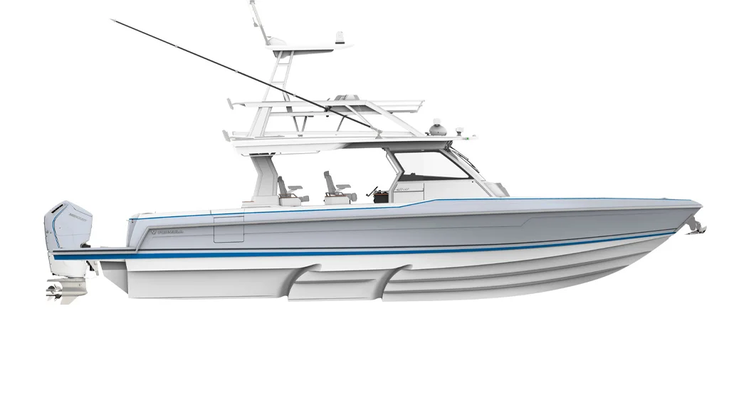 Official Formula 457 Center Console Fish model image from Formula Boats.