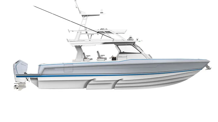 Official Formula 457 Center Console Fish model image from Formula Boats.